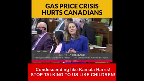 Wake Up Canada News - The Condescending Chrystia Freeland!