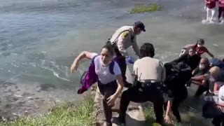 TERRIFYING Footage Emerges of Illegal Immigrants Crossing Into Our Country