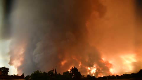 Wildfire in California Produces Firenado