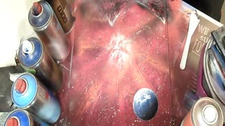 Pink Nebula - Chamat Spray Art (S02 EP05)