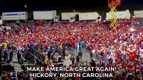 Hickory, North Carolina. Trump Rally! Joe Biden you say. Polls you say?
