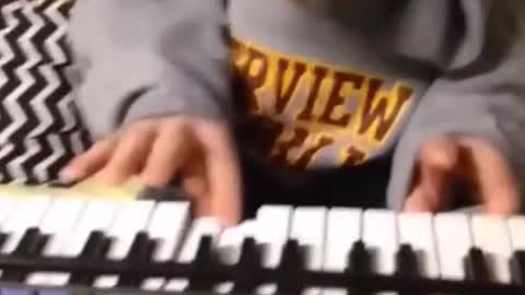 Dog playing piano. Funny dog moments. Try not to laugh.