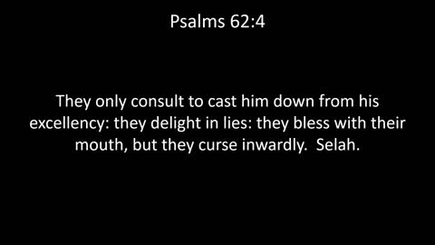KJV Bible Psalms Chapter 62