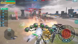 War Robots 900$ 1800$ valued account vs Champion league Part 2