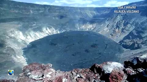 La Palma vulcano: lava from vulcano
