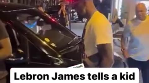 LeBron tells fan to back the f*ck up so he can celebrate his gold medal