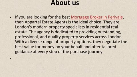 Best Mortgage Broker in Perivale.