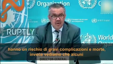 Il dg dell' OMS: "dose booster per uccidere i bambini, non è giusto"