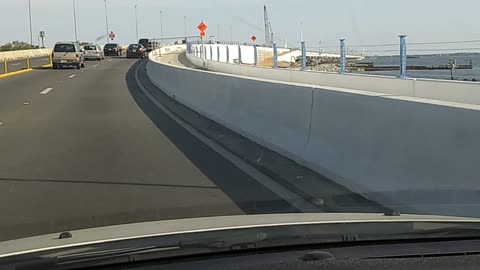 Driving over the Bay Bridge