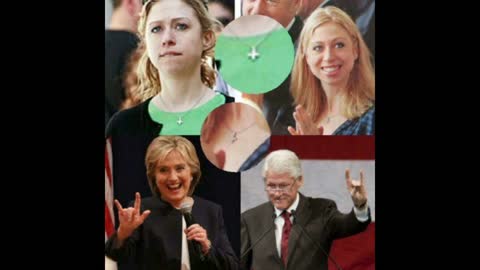 Clinton-family With Their Symbolic