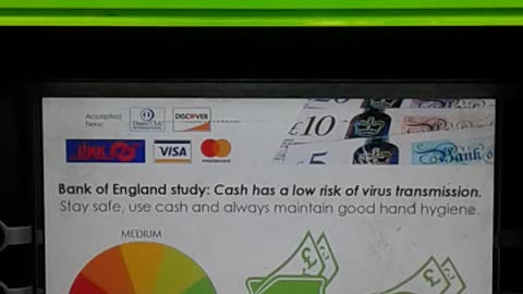 Can covid survive on banknotes? ATM:Cash is low risk Bank of England study