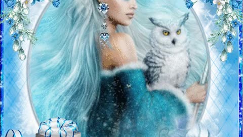 LADY AND HER OWL
