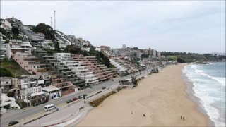 Renaca beach and city in Chile