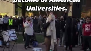 Anti Israel Protest In USA College Bring Muslim Revival