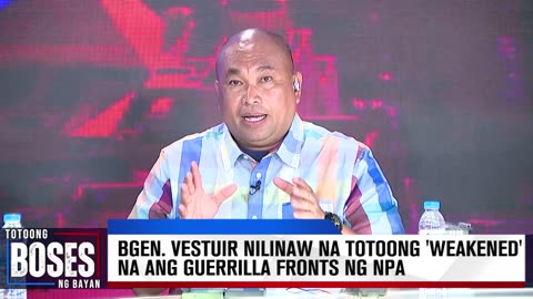 BGen. Vestuir, nilinaw na totoong 'weakened' na ang guerrilla fronts ng NPA