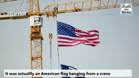 U.S. flag on crane mistaken for noose sparks Memorial Day outrage on college campus