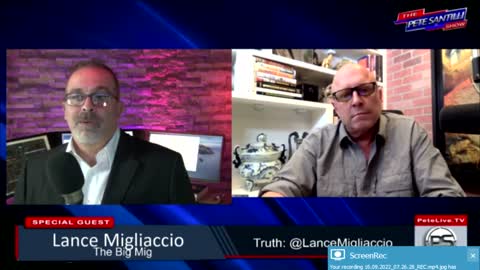Dennis Montgomery discussion Pete Santilli and Lance Magliaccio