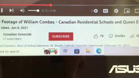 Raw Footage of William Combes - Canadian Residential Schools and Queen Elizabeth
