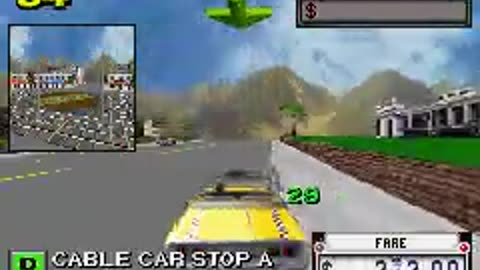 LET'S PLAY CRAZY TAXI GAMEBOY ADVANCE [ PART 1 ]