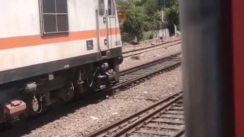 Parerral race between two train