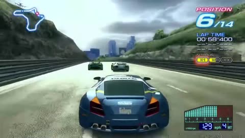 Ridge Racer 6 Advanced Route #6 Gameplay(Career Walkthrough)