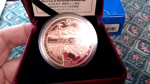 (70) Japan/Canada Commemoratives - Fujisan and Deer - coin collecting for beginners