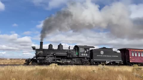 Racing a 120 year old Steam Train || Cumbres & Toltec || Rio Grande 463