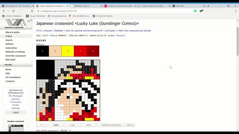 Nonograms - Lucky Luke (Gunslinger Comics)
