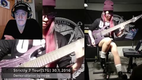 Miyako LOVEBITES SHREDS AN 8 STRING GUITAR REACTION #miyako #lovebitesreaction #lovebites