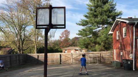 Basketball Trick Shot