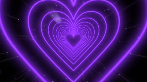 435. Heart Calming Background💜Purple Heart Heart Heart