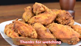 Delicious Fried Chicken Wings / AIRFRYER
