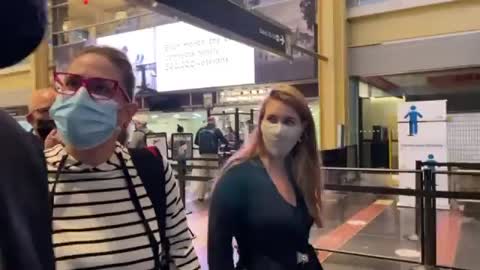 Sen. Sinema Confronted in Airport for Second Time This Month: ‘Don’t Touch Me’