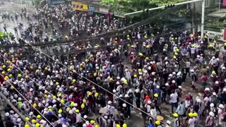 Myanmar protesters continue to occupy streets