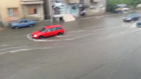 Floods in Skopje, Macedonia