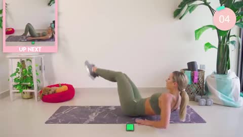 Get FLAT BELLY in 3 WEEKS at home// 11 Line Abs Workout