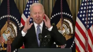 Biden Says "I'm Going to Get in Real Trouble" for Answering a Reporters Question!