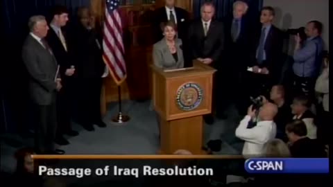 2007: Nancy Pelosi thanks Tim Walz - "we appreciate his service on the battlefield."