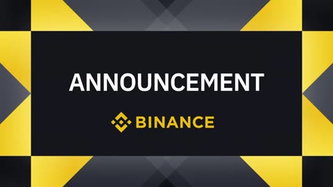 Binance announcement