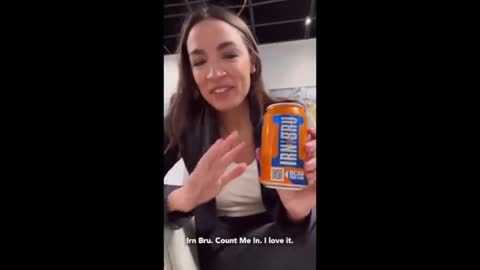 AOC Video: Dem Lawmaker Tries Irn-Bru, Known As 'Scotland's Other National Drink' At COP26