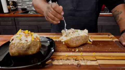 Chicken Stuffed Baked Potato