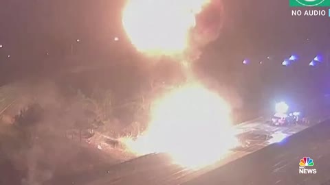 Watch- Video Shows Semi-Truck Explode On Ohio Turnpike