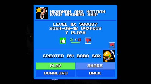 Mega Man Maker Level Highlight: "Megaman and Martian Ever Growing Ship" by Bobo Sax