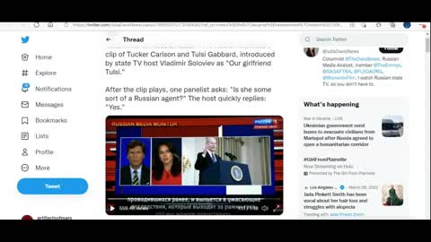 Daily Beast commentator calls Tucker Carlson, Tulsi Gabbard 'Russian Agents'