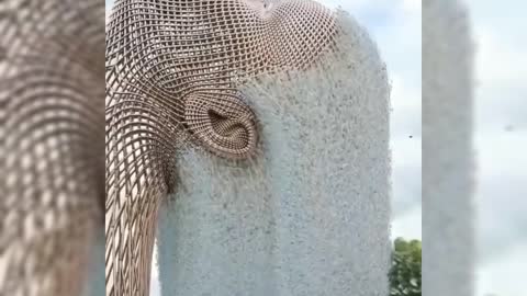 Hair Fountain in Portland Oregon