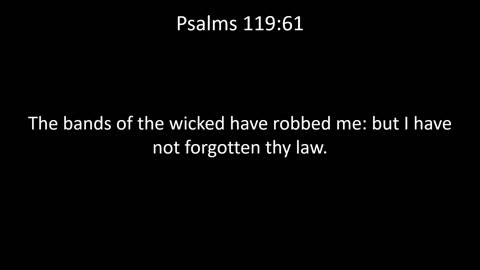 KJV Bible Psalms Chapter 119