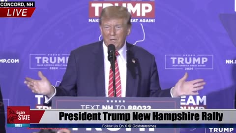 JOE IS A THREAT TO DEMOCRACY Trump RIPS Biden, Haley, and RINOS at Heated Concord Speech!