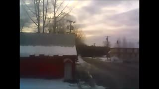Timelapse - Maine Winter Day - Phenomenal Skies - 8 hours in 34 seconds.