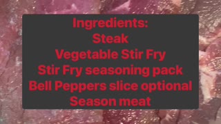Veggie stir fry