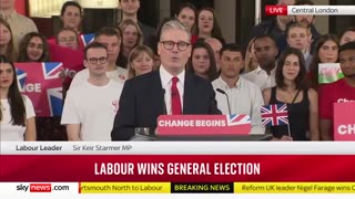 'We did it!'_ Starmer greets jubilant supporters as Labour claim election victor
